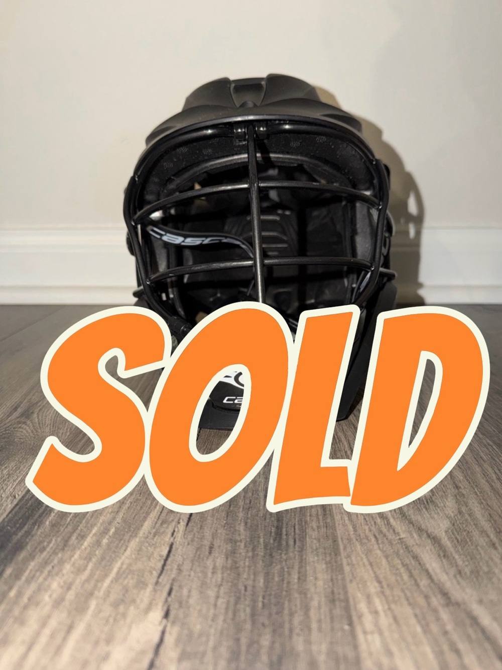 Cascade Black Lacrosse Helmet with Face Mask